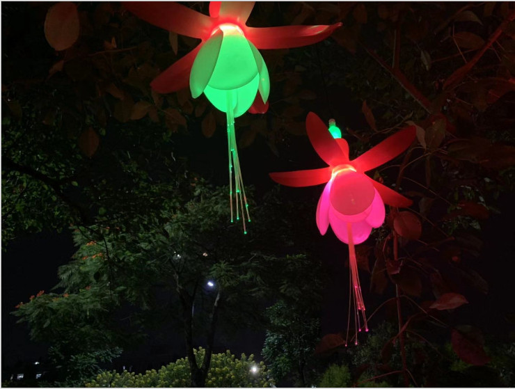 LED灯笼花