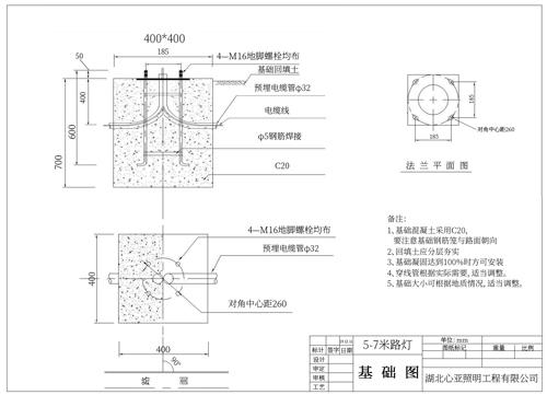 地基浇筑示意图